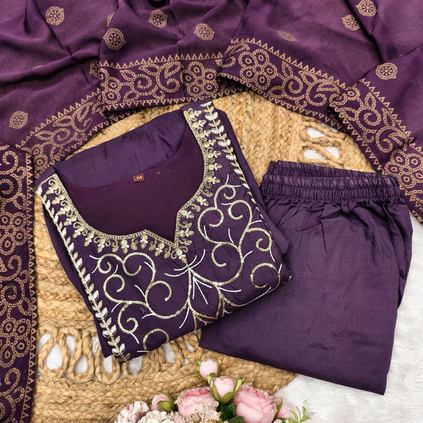 Vanya Grace Chanderi Silk Kurta Set