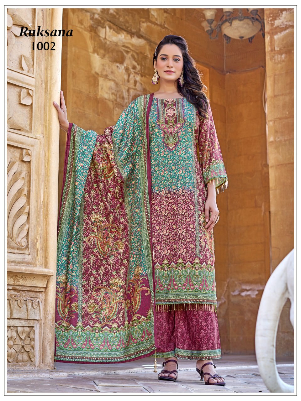 Jam Satin Suit Set