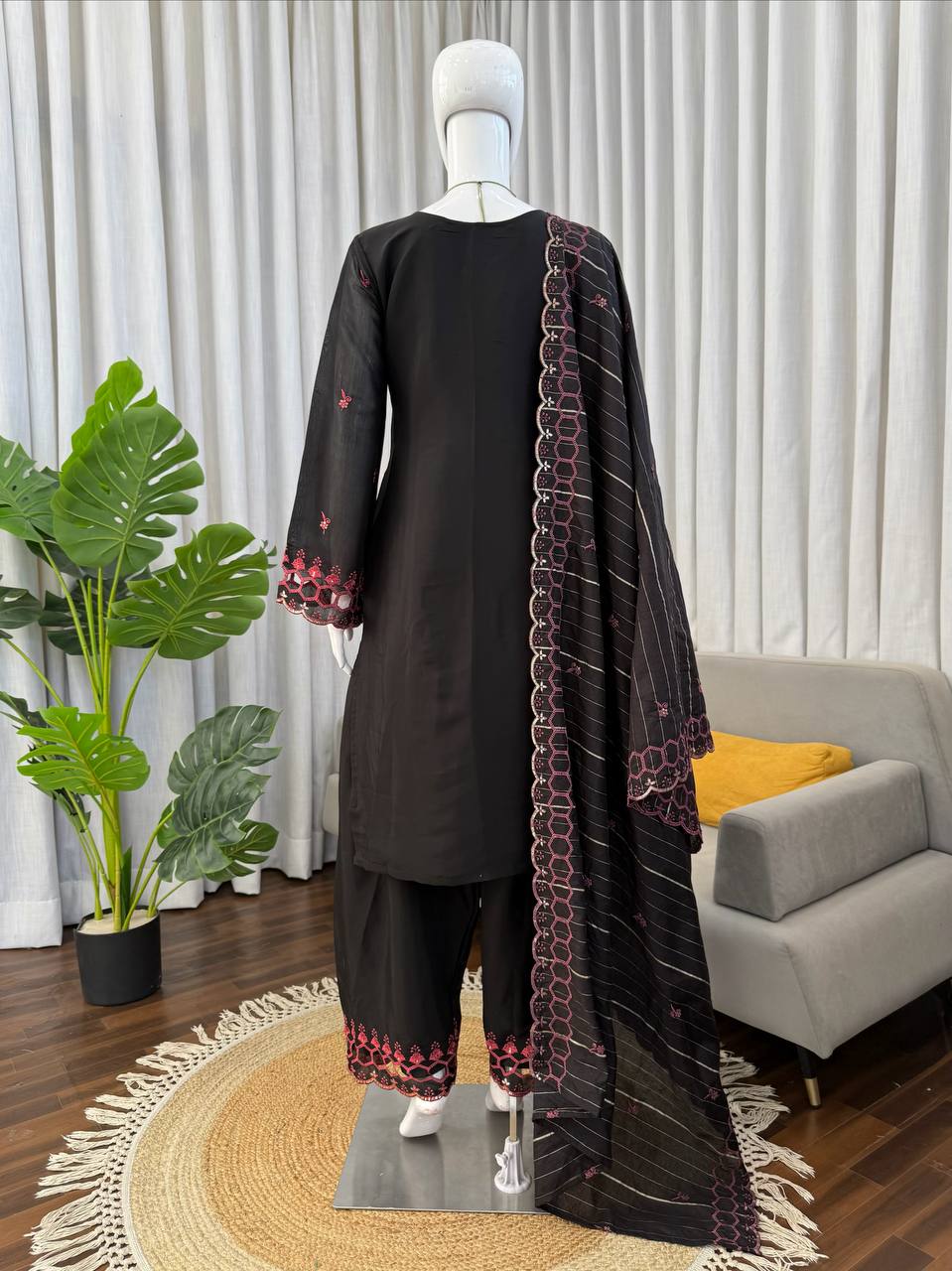 Mul Chanderi Farshi Suit Set
