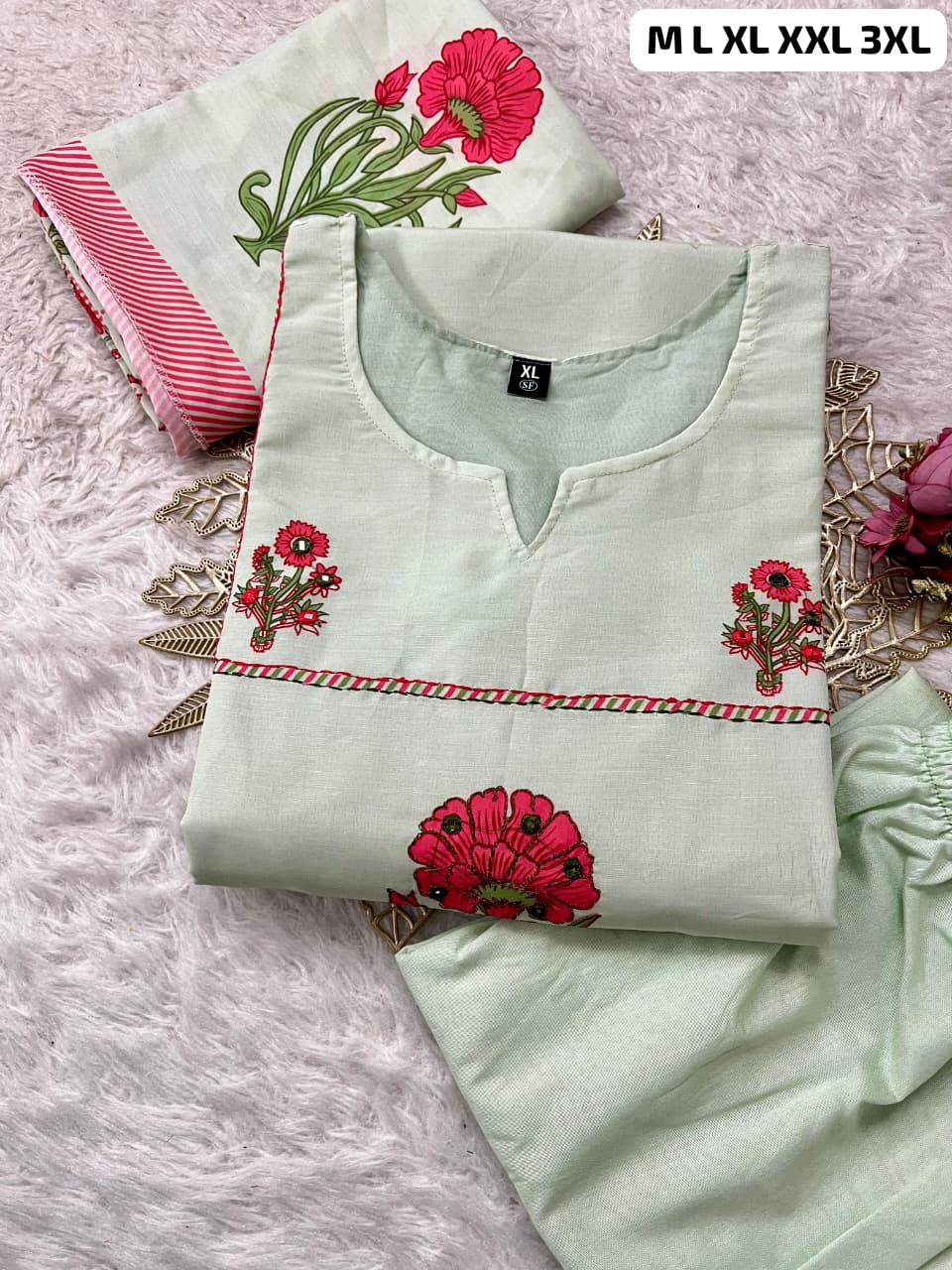 Morgan Silk Digital Print Kurti Set