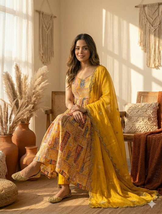 Dreamy Charm Modal Satin Dress Set