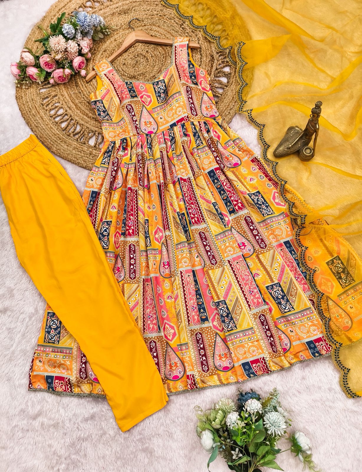 Dreamy Charm Modal Satin Dress Set