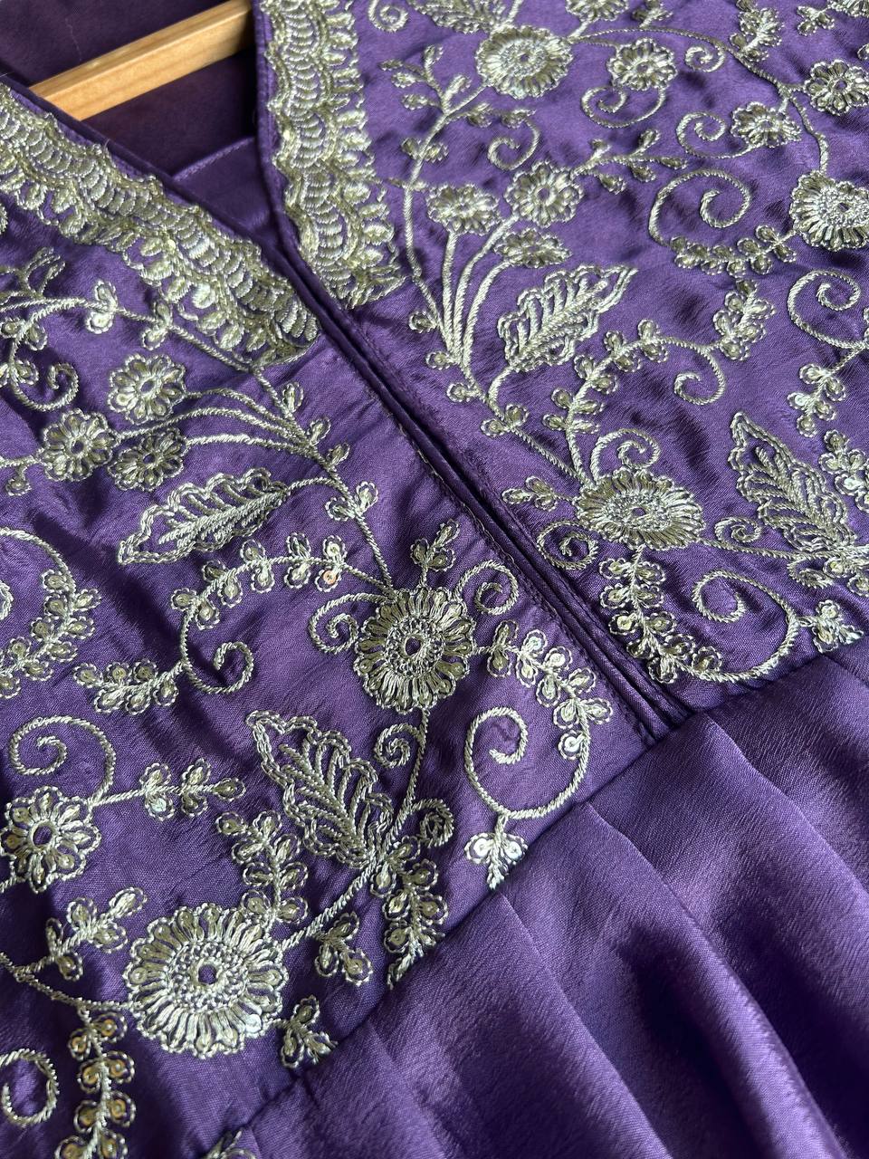 Elegant Pure Chinon Kurti Set