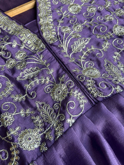 Elegant Pure Chinon Kurti Set
