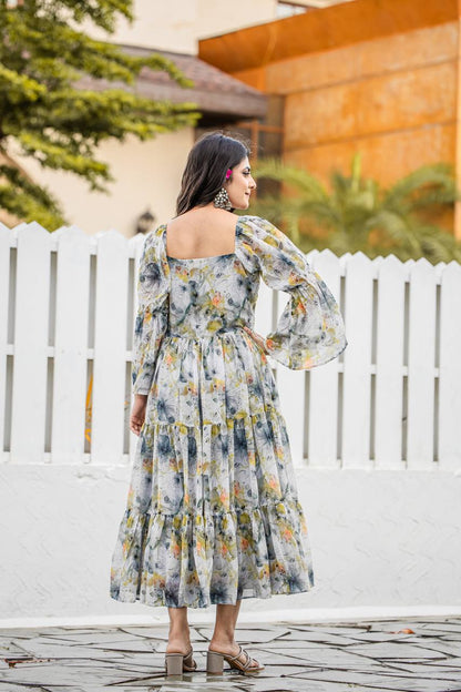 Designer Faux Georgette Gown