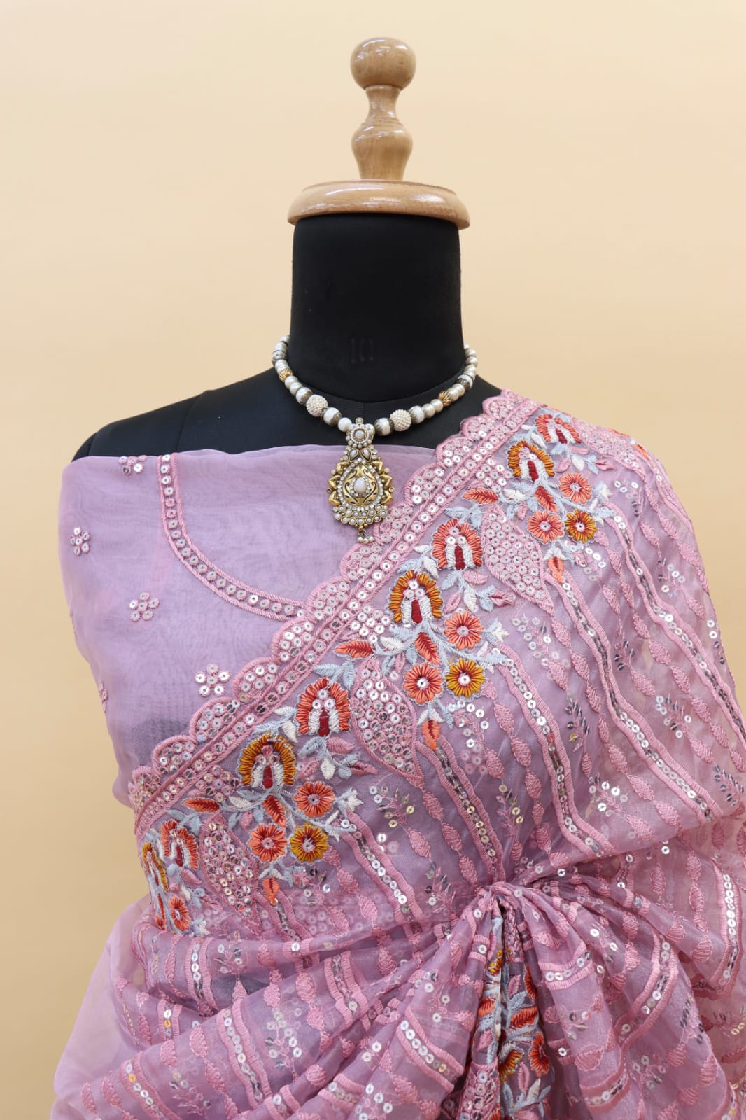 Heavy Organza Silk Designer Saree