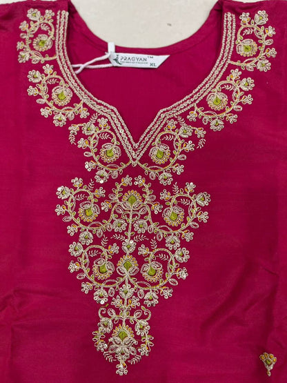 Straight Cut 3 Pcs Suit Set
