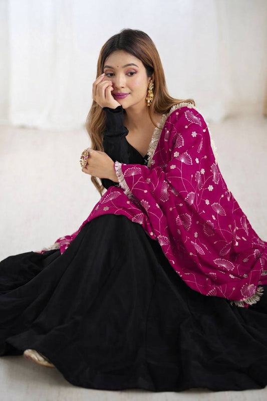 Elegant Georgette Anarkali Set