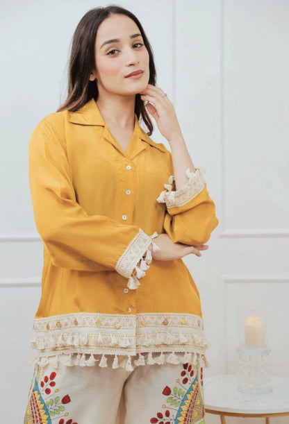 Branded Collection – Stylish Cut Top with Plazo
