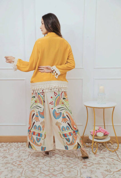 Branded Collection – Stylish Cut Top with Plazo