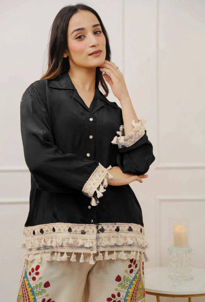 Branded Collection – Stylish Cut Top with Plazo