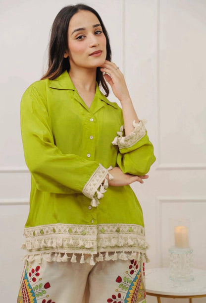 Branded Collection – Stylish Cut Top with Plazo