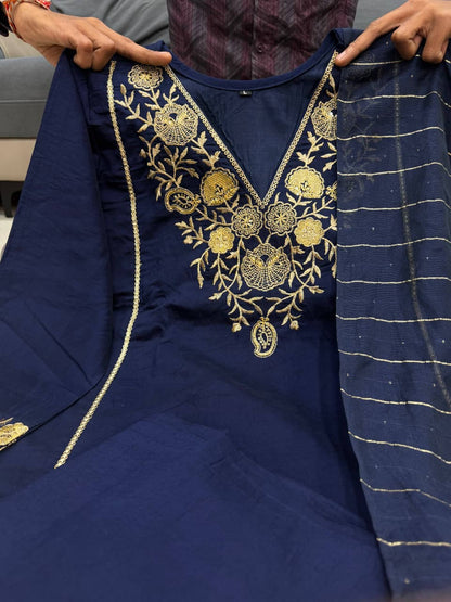 Pure Satori Silk Festive Suit Set