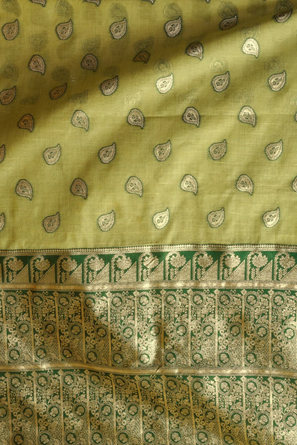 Fancy Modal Saree with Banarasi Zari & Zhallar