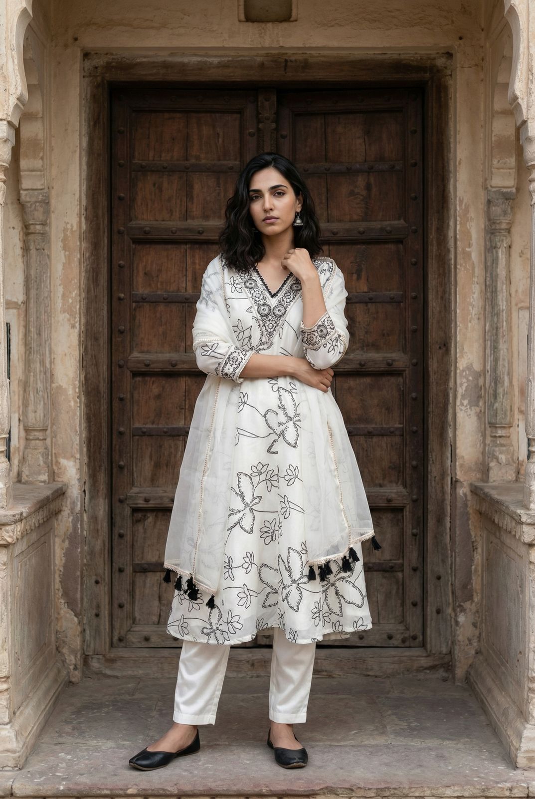 Cambric Cotton Floral Printed Suit Set