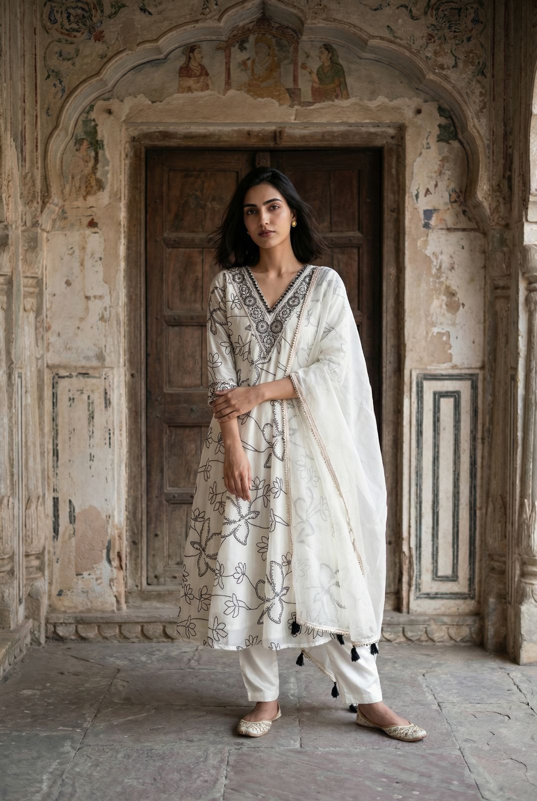 Cambric Cotton Floral Printed Suit Set