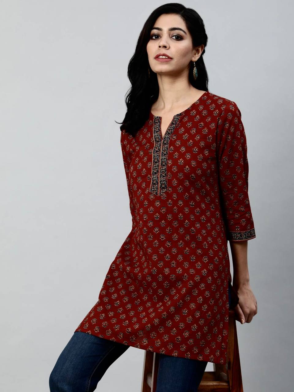 Cotton Printed Tops for Office & Daily Wear