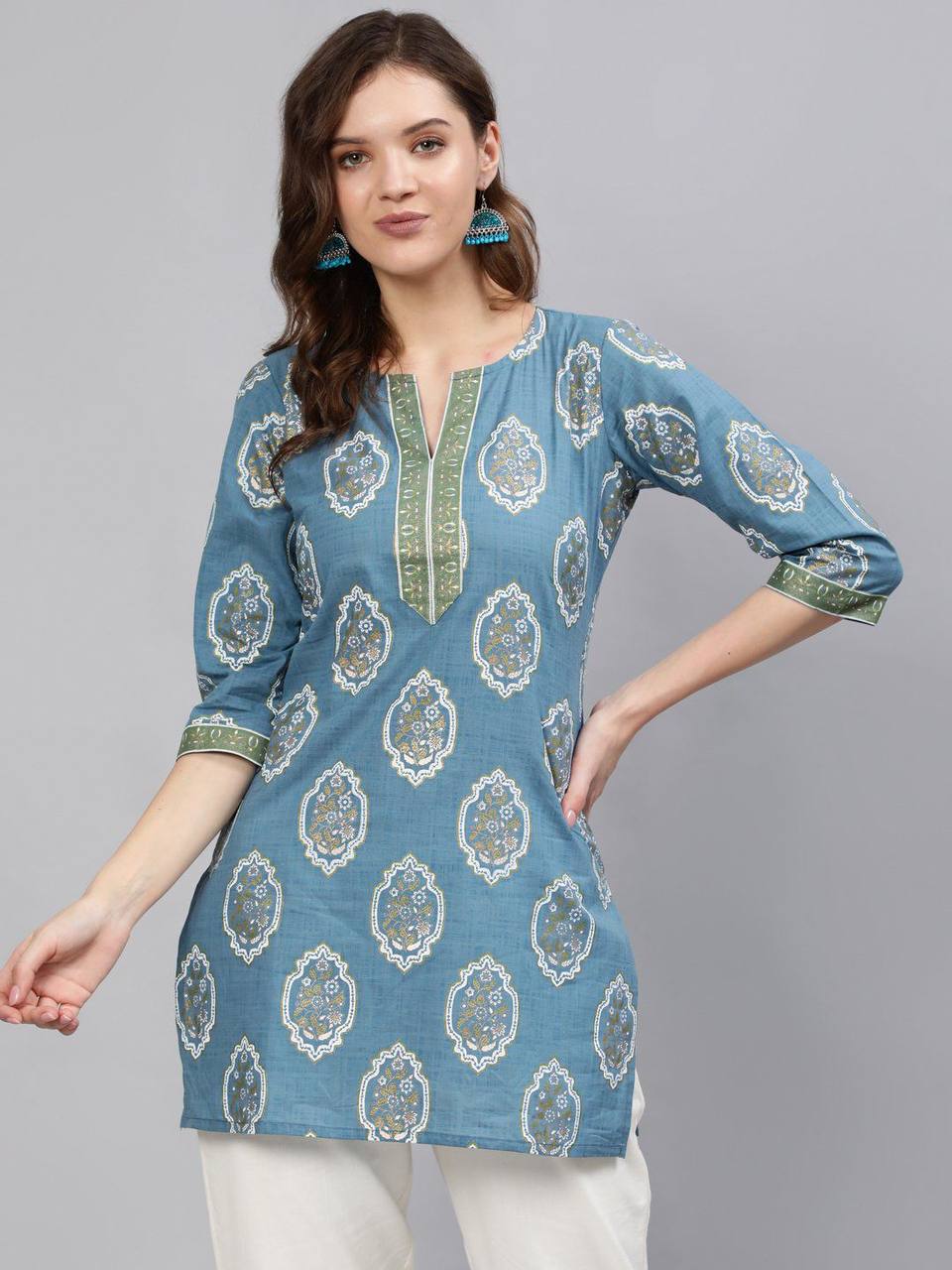 Cotton Printed Tops for Office & Daily Wear