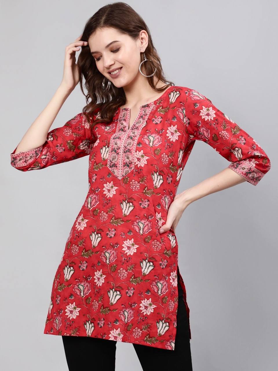 Cotton Printed Tops for Office & Daily Wear