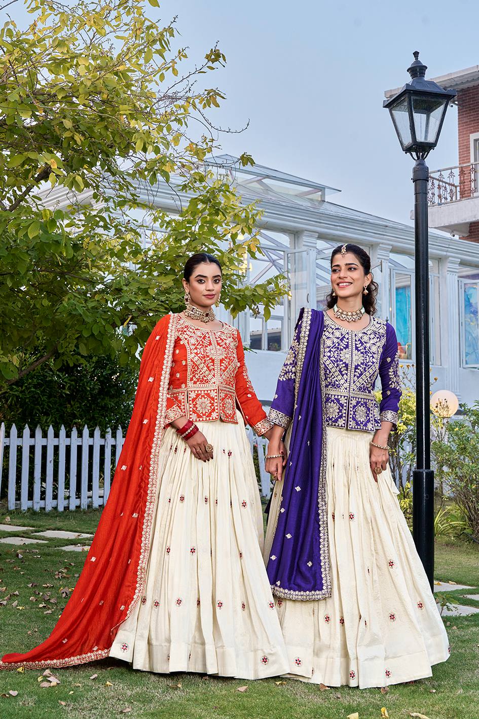 Festival Vichitra Lehenga Choli Set
