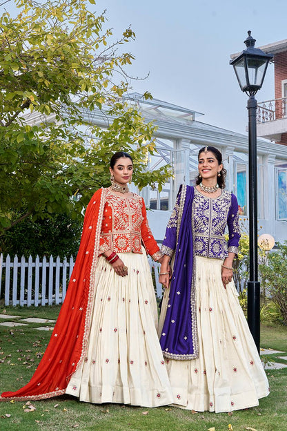 Festival Vichitra Lehenga Choli Set
