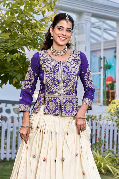 Festival Vichitra Lehenga Choli Set