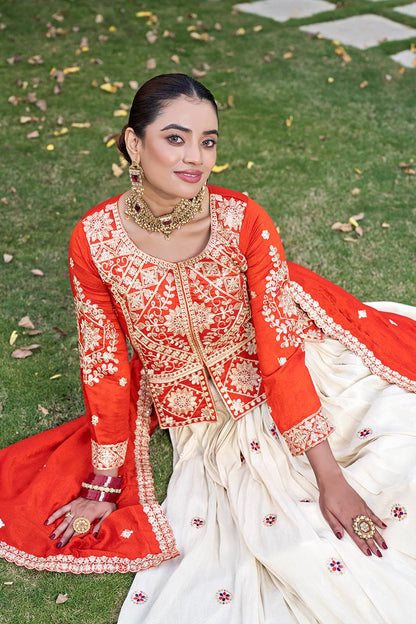 Festival Vichitra Lehenga Choli Set
