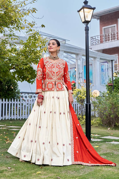 Festival Vichitra Lehenga Choli Set