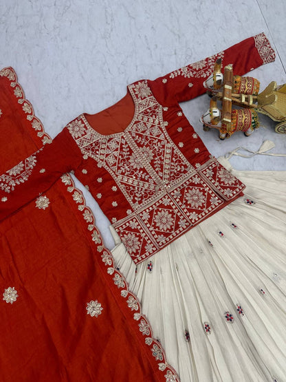 Festival Vichitra Lehenga Choli Set