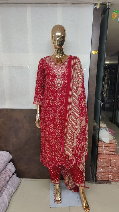 Premium Embroidered Suit Set