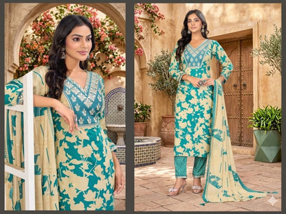Premium Embroidered Suit Set