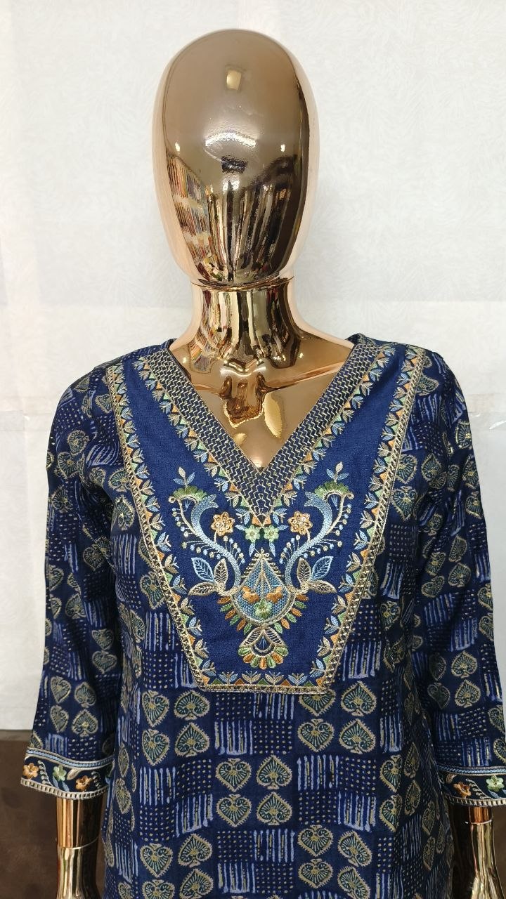 Premium Embroidered Suit Set