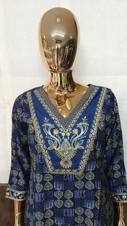 Premium Embroidered Suit Set