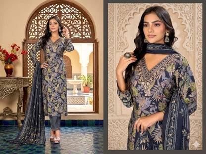 Premium Embroidered Suit Set