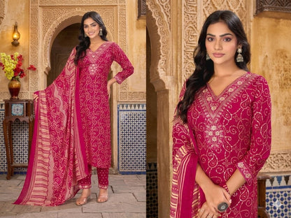 Premium Embroidered Suit Set