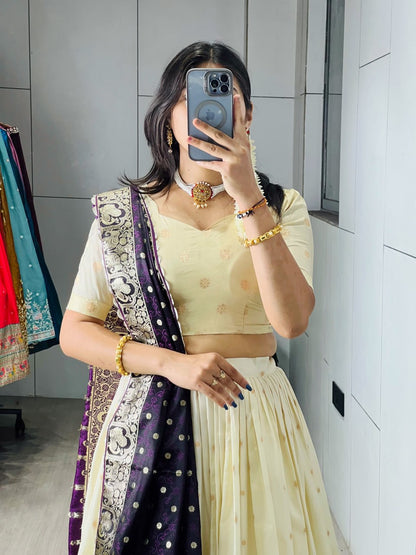 Paithani Silk Lehenga Choli Set
