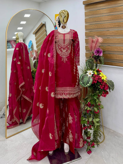 Jimmy Choo Sequins Plazzo Set
