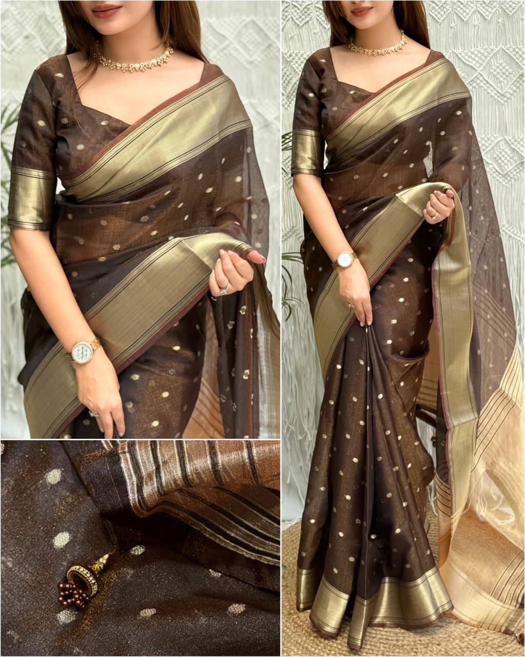 Banarasi Organza Silk Saree