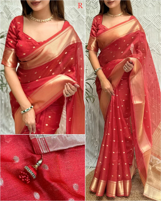 Banarasi Organza Silk Saree