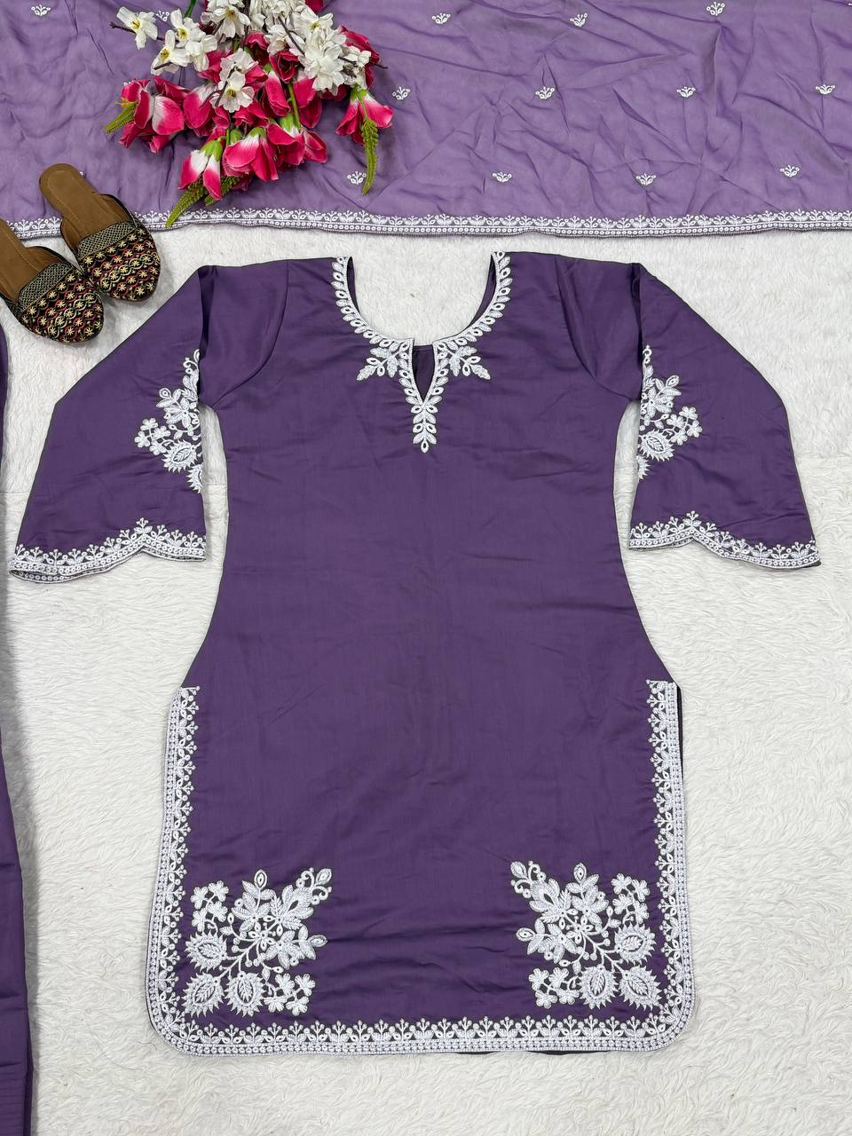 Roman Cotton Farshi Salwar Set