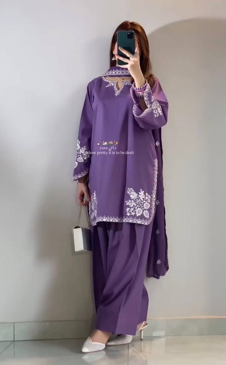 Roman Cotton Farshi Salwar Set