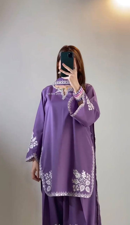 Roman Cotton Farshi Salwar Set