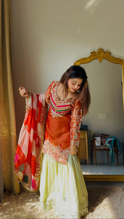 Fendy Embroidered Palazzo Set