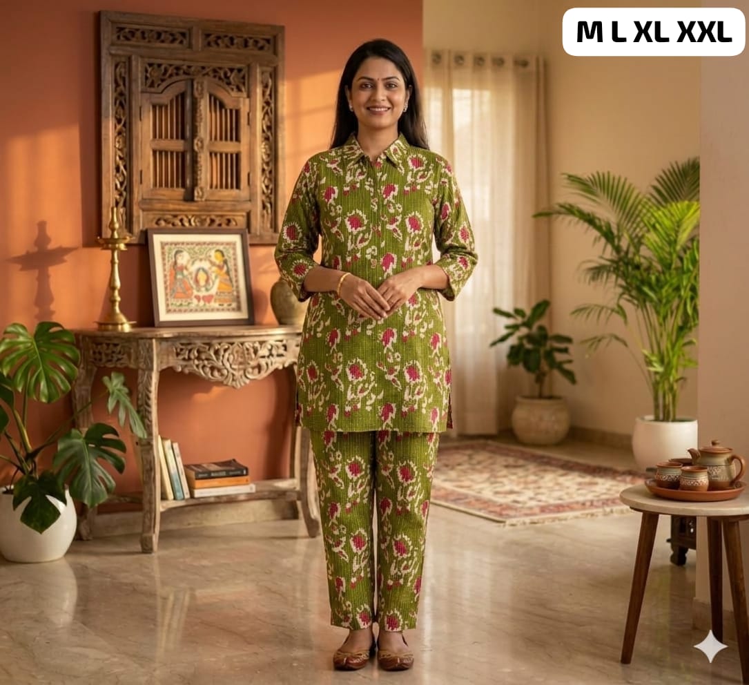 Pure Cotton Co-Ord Set