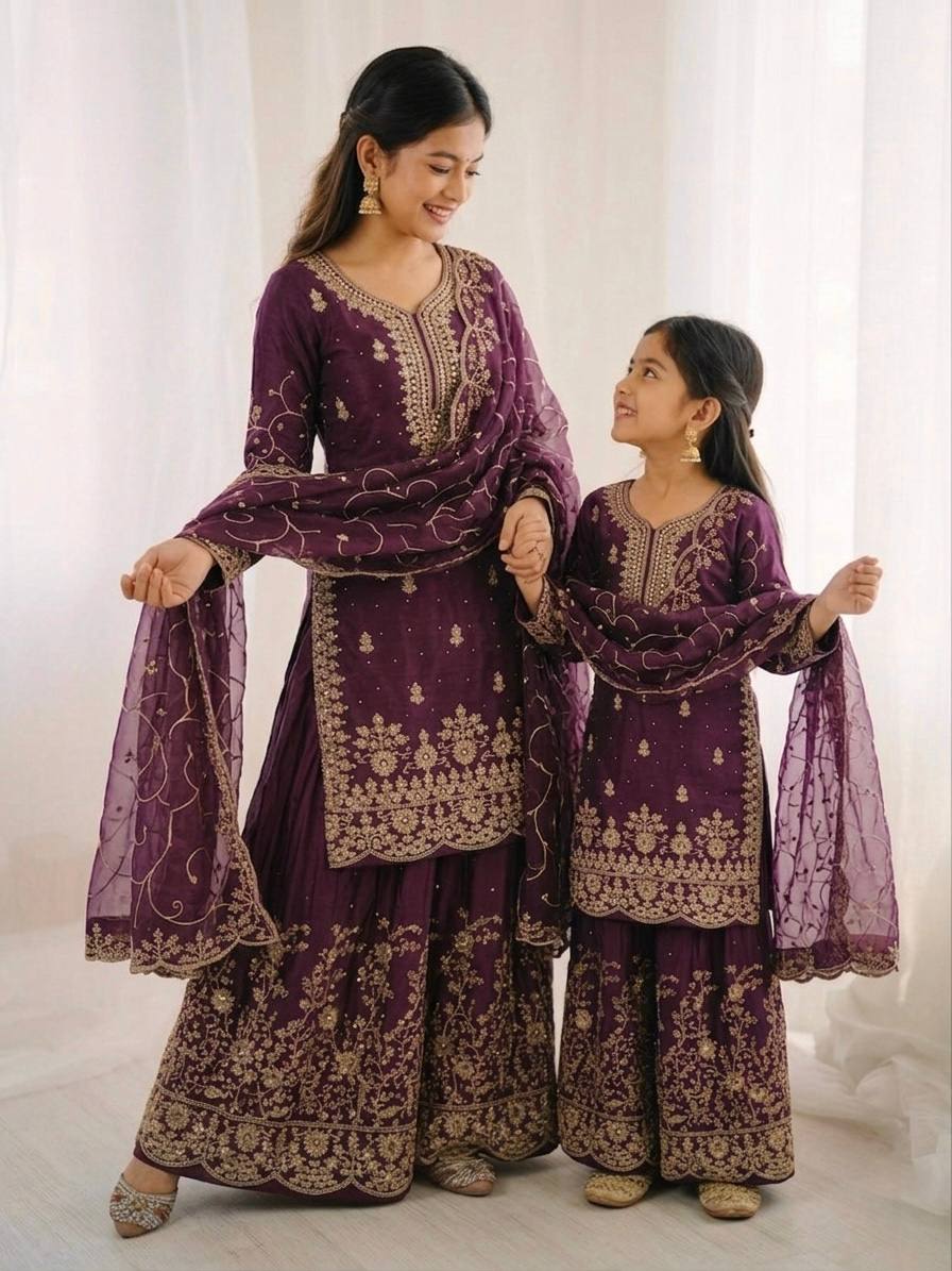 GMY Silk Family Combo Set