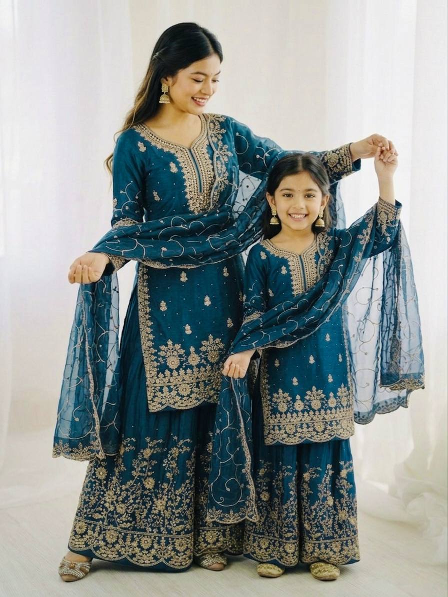 GMY Silk Family Combo Set