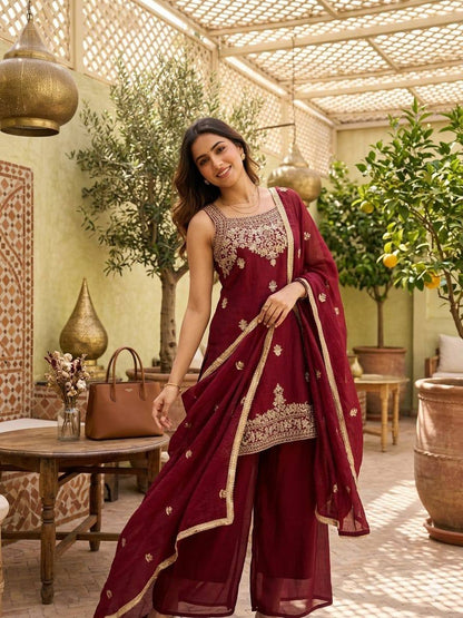 Rangoli Crush Palazzo Set