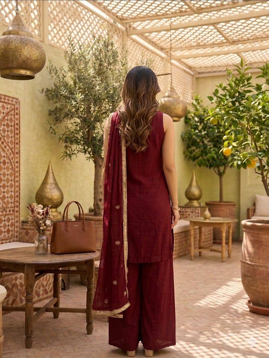 Rangoli Crush Palazzo Set