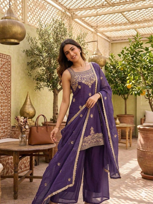 Rangoli Crush Palazzo Set