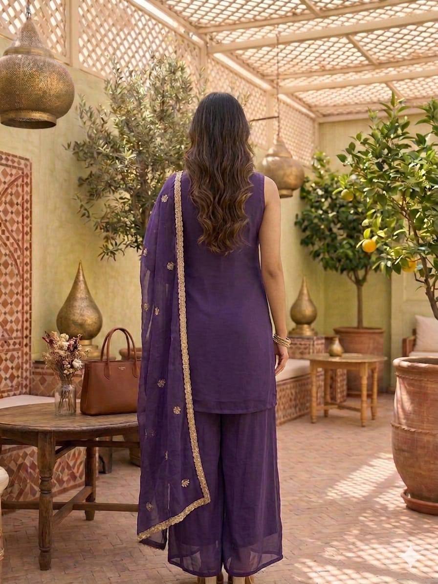 Rangoli Crush Palazzo Set